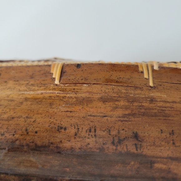 Vintage handmade footed wooden box handbag - Picture 14 of 14